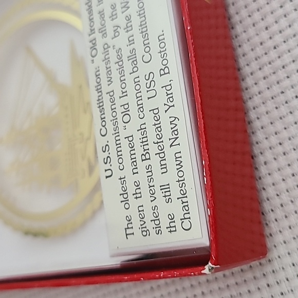 U.S.S. Constitution Brass Ornament - Picture 10 of 12